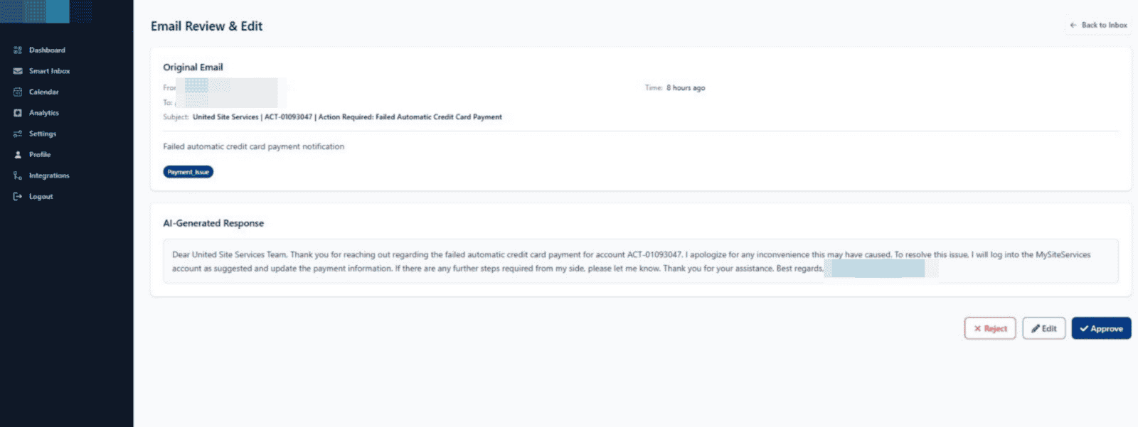 AI Email Agent Email Automation System